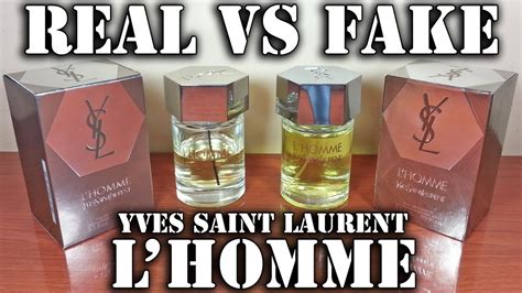 fake ysl l'homme cologne|how to tell if YSL is real.